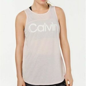 NWT Calvin Klein Performance Pink Tank